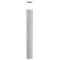 Barrier bollard | Steel tube  323 x 5 mm | stationary | for setting in concrete | hot-dip galvanized | total length: 2400 mm | steel cap with concrete anchor